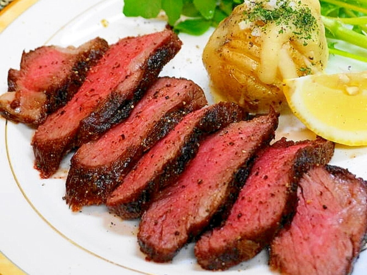 失敗なし 厚いステーキ肉の焼き方 ビーフステーキ レシピ 作り方 By Oppeke22 楽天レシピ